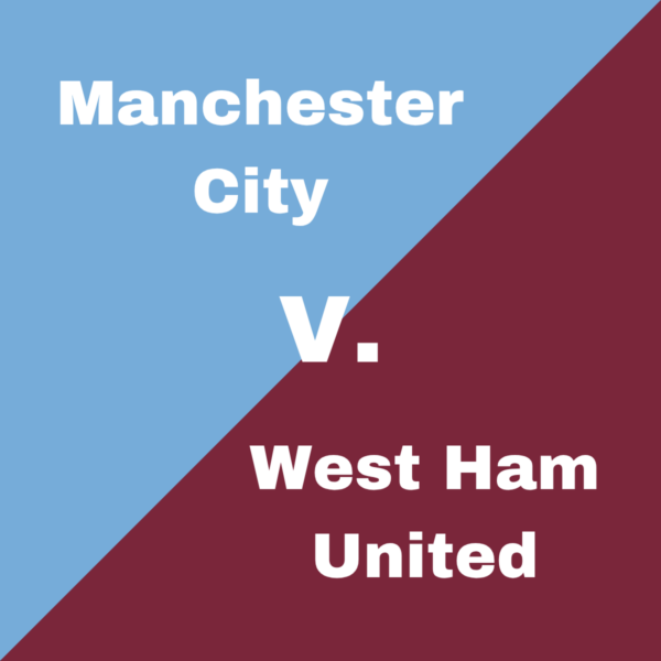 Manchester City vs West Ham United - Tickets