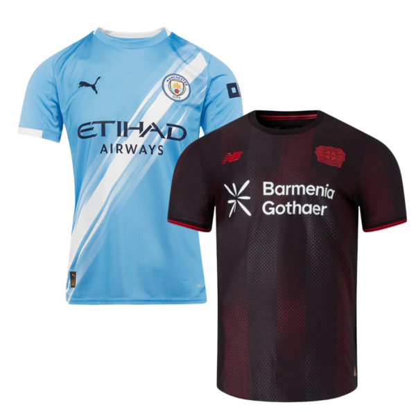 UEFA Champions League Manchester City Bayer Leverkusen Shirt