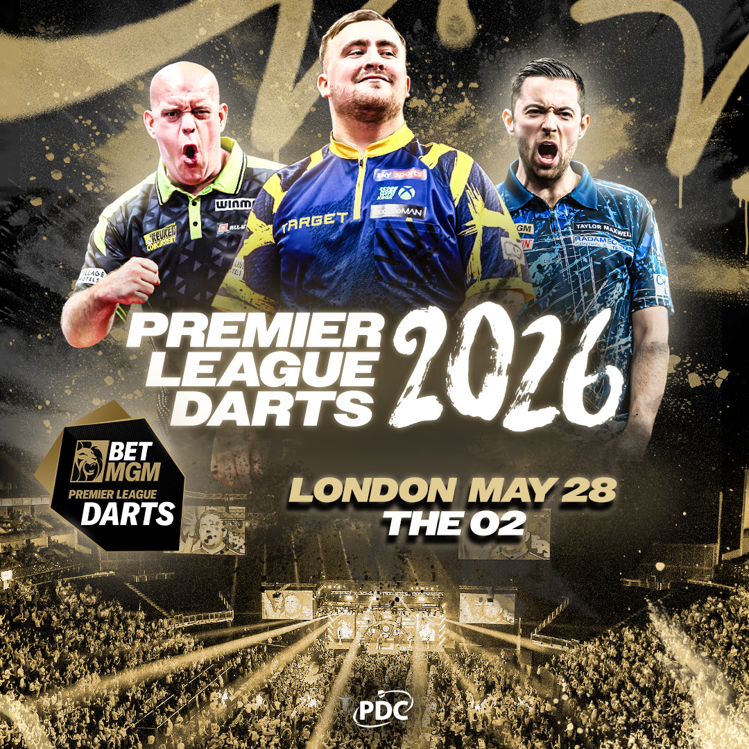 Premier League Darts - London: Thursday 28th May 2026 1 Premier League Darts London 2026 Official Hospitality