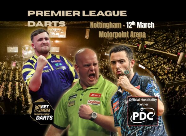 Premier League Darts Nottingham 2026 Official Hospitality